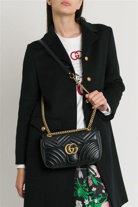 gucci marmont mini pre owned|Gucci Marmont small shoulder bag.